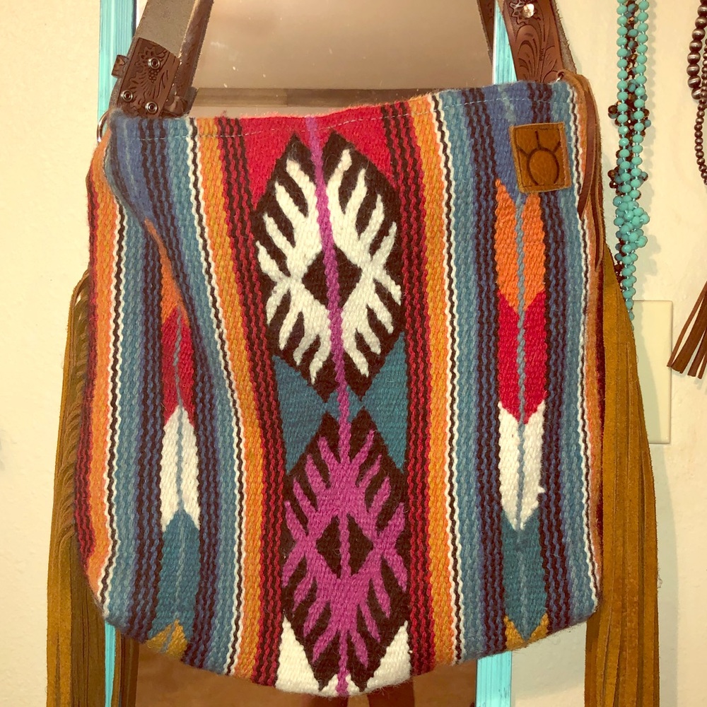 Saddle Blanket Fringe Purse